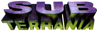 Sub-Terrania logo for Sega Mega Drive